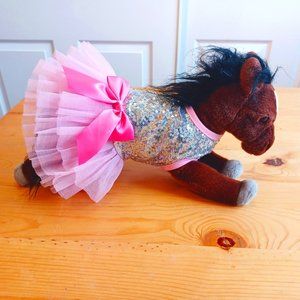 NWOT! Dog Dress - Pink with Sequins (5136)